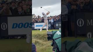 Rory Mcilroy tee’s off 4K ⛳️ shorts golf ireland [upl. by Sualk]