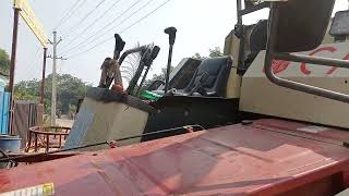 gam harvester machine rice catting 1023 modal 102 HP repair machine kisan life prem akela YouTube [upl. by Adrian]