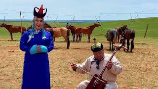 Mongolian long song Urihan hongor salhi  Long song singer Dolgorsuren Bagaa [upl. by Cordier242]