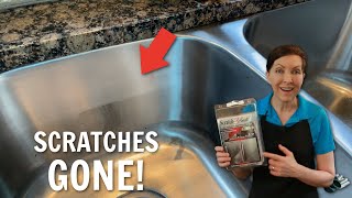 The Best Way to Remove Scratches from Stainless Steel [upl. by Eniamrej]