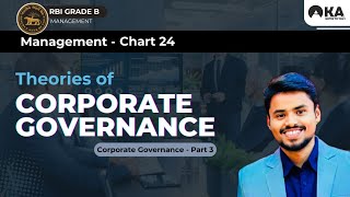 Theories of Corporate Governance RBI Grade B 2024 Management Chart 24 [upl. by Denby]