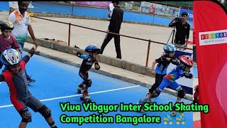 Inter School Skating Competition  Vibgyor Panathur Bangalore skating speed rollerskating [upl. by Tnelc706]