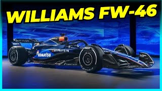 NEW WILLIAMS CAR FOR THE 2024 FORMULA 1 SEASON [upl. by Prasad]