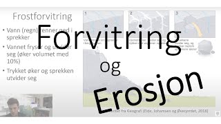 Ytre krefter Forvitring og erosjon [upl. by Robinia]