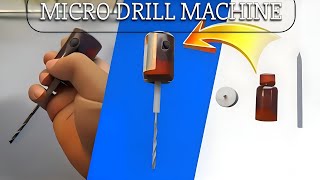 MICRO DRILL MACHINE MAKING  Easiest Way  DIY  DC MOTOR 12 V [upl. by Nylemaj790]