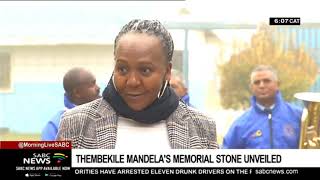 Thembekile Mandelas memorial stone unveiled at Touws River [upl. by Radec]