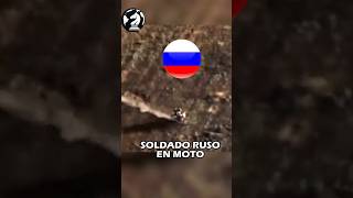 Soldado ruso asalta trinchera ucraniana en moto 🏍️ shorts [upl. by Aleksandr]