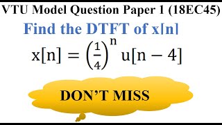 Q8c Find the DTFT of a sequence  Part 2 [upl. by Baggs]