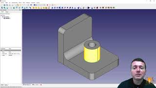 107 Tutorial FreeCAD  Operaciones de redondeos chaflanes y refuerzos con FreeCAD [upl. by Yarezed]