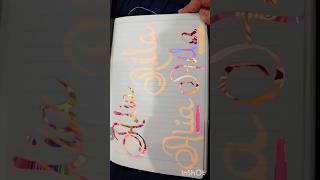 Alia se Aila🥰😍nameart calligraphy shorts trending mariabest Subscribe my channel ❤️ [upl. by Elleinaj]