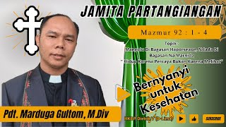 Jamita Partangiangan  Mazmur 92  1  4 [upl. by Lurie]