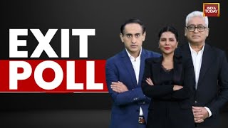 LIVE Haryana Exit Poll  Jammu And Kashmir Exit Poll  CVoter Poll broadcast by India Today [upl. by Ruder]