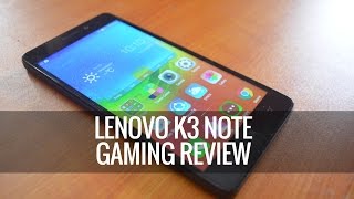 Lenovo K3 Note Gaming Review with Heating  Techniqued [upl. by Posehn544]