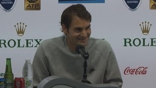 Tennis Federer en finale contre Simon à Shanghai [upl. by Enirual]