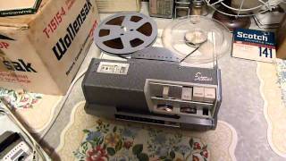 1962 Wollensak T15154 reeltoreel tape recorder [upl. by Ellehcer]