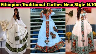 🦋Habesha KemisEthiopian Traditional ClothesHabesha dress New Style 2023 ሀበሻ ቀሚስ በአዲስ ፋሽን [upl. by Goldy520]