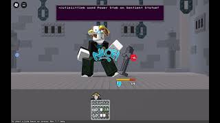 Fighting Sentient Statue with 5 SP only Block tales [upl. by Sisely]