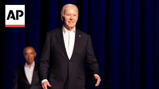 Video circulating on social media claims Biden froze up onstage [upl. by Ruscio]