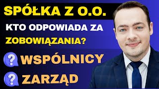 Odpowiedzialność w sp z oo Jak ograniczyć ryzyko biznesowe  Prawnik Wyjaśnia [upl. by Nitsirc379]