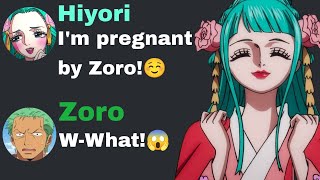 Hiyori got pregnant by Zoro  one piece text story [upl. by Raffaj]