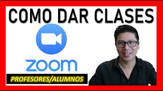 ZOOM PARA CLASES VIRTUALES PROFESORESALUMNOS [upl. by Leynad374]