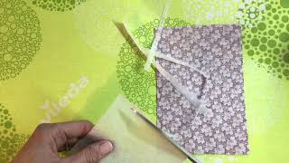 How to apply fusible iron on interfacing to fabric [upl. by Cypro]