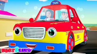 Wheels On The Taxi Fun Ride for Children by Luke And Lily [upl. by Lrat]