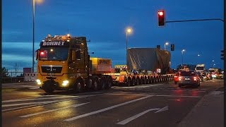 Bohnet Schwertransporte  370t Presseteile im Convoi nach Aken [upl. by Sheeran417]