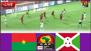 🔴Live Match Burkina Faso vs Burundi  Full Stream Africa Cup of Nations Qualifications Analysis [upl. by Anahcar]