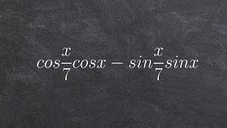 Write an expression as a single trigonometric function using sum and difference formula [upl. by Llerreg]