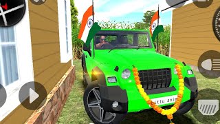 Modified Mahindra Thar 4×4 Car Game Indian Cars  gadi wala game  Android Gameplay [upl. by Nedloh]