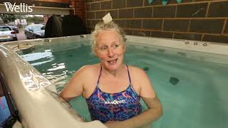 Swim at the garage  Wellis Danube WFlow Swim Spa Customer Review in West Sussex [upl. by Ggerg]