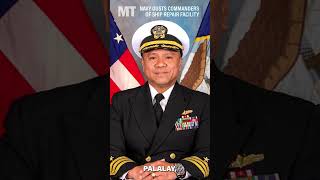 US Navy ousts top commanders of ship repair facility in Japan [upl. by Eiduam]