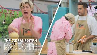 Jodie Whittaker serves up custard creams and CHAOS  The Great Stand Up To Cancer Bake Off [upl. by Jenna688]