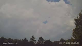 Timelapse weerstation Gasselternijveenschemond 23072024 [upl. by Yale]