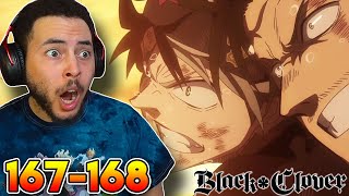 BEST EPISODE Black Clover Episode 167168 Reaction [upl. by Bocaj108]