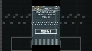 HOW TO MAKE MELODY DVRST  YOUR NAME shorts [upl. by Naziaf199]