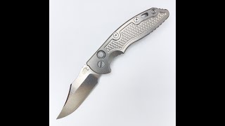 Hinderer XM18 Auto Titanium Bowie CPM S45VN [upl. by Matthei77]