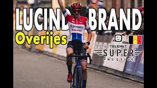 Lucinda Brand takes Superprestige Overijse  Vlaamse Druivencross [upl. by Ainitsirk]