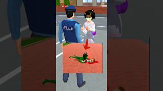 Zombies attack😱 mom makes a sacrifice😭Yuta sangat sedih🥹 sakuraschoolsimulator viral shorts sad [upl. by Noletta]