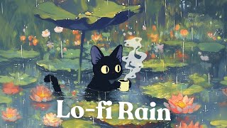 Jazzy Hiphop  Lofi Rain ☂️ Coffee time  for Study  Focus  Relax [upl. by Blalock]