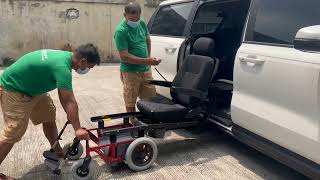 Turny EVO with Carony Wheelchair  Kia Carnival [upl. by Margeaux607]