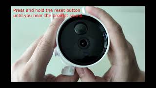 Mibao IP CAM P650 Network setting method（select 1080P to watch） [upl. by Yerocaj]