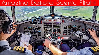 Amazing Douglas DC3 Scenic flight from Amsterdam amp Keukenhof 2023 [upl. by Seline947]