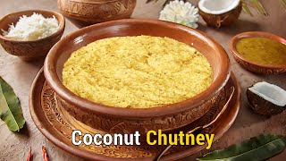 Unleashing the Easy Coconut Chutney Magic  Perfect Side Dish for Idli Dosa and Rice [upl. by Meid512]