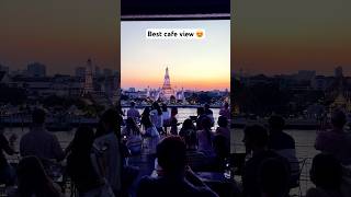 Best Cafe View in Bangkok 😍 Do you want to visit this cafe  travel bangkok viralshorts [upl. by Haroppizt]