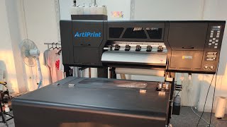 Complete tutorial to change new white DTF ink of DTF printer [upl. by Adnar]