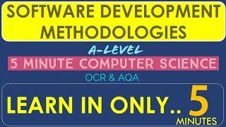 Tutorial 16 SOFTWARE DEVELOPMENT METHODOLOGIES in 5 minutes [upl. by Atener465]