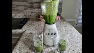 WHATS FOR DINNER SPINACH KALE PINEAPPLE SMOOTHIE [upl. by Darlene]