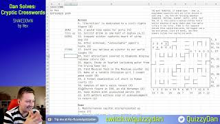 Variety Cryptic Crossword Shakedown [upl. by Olinad]